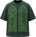 EARTH-TONED STAIN GLASS DNGR TEE