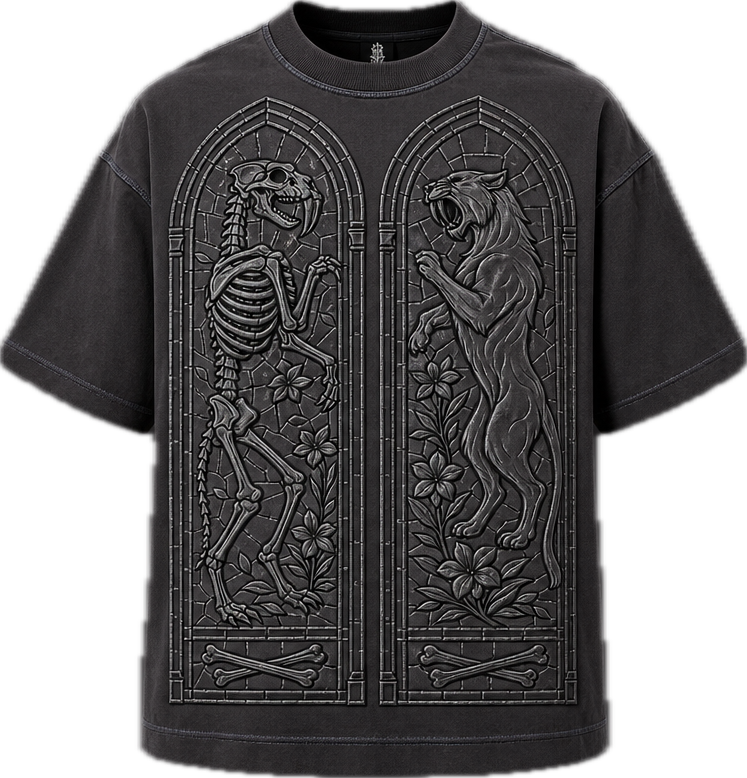DARK SAINT STAIN GLASS DNGR TEE
