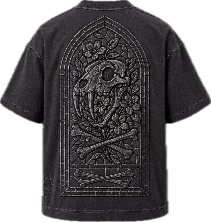 DARK SAINT STAIN GLASS DNGR TEE